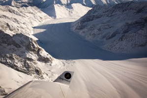 Ledovec Aletsch, Bernské Alpy, Švýcarsko