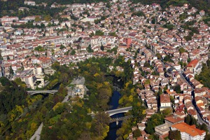 Historické město Veliko Tarnovo, po určitou dobu též hlavní město Bulharska