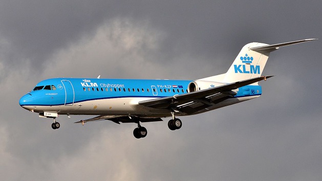 Fokker 70 nizozemské společnosti KLM Cityhopper.