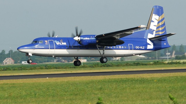Svézt se Fokkerem 50 společnosti VLM Airlines již cestující nestihnou, belgický regionální dopravce totiž v důsledku finančních prblémů zastavil 22. června 2016 provoz...