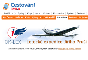 Expedice Flying Revue na iDNES.cz