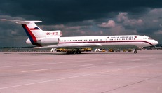 Tu-154M OK-BYZ v době aktivní služby. Tu-154M OK-BYZ v době aktivní služby.