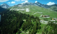 Altiport Courchevel v Savojských Alpách. Foto: Jiří Pruša Altiport Courchevel v Savojských Alpách. Foto: Jiří Pruša