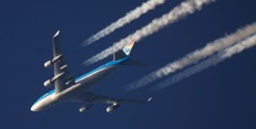 Boeing 747 společnosti KLM za letu. Obr.: Wikimedia Boeing 747 společnosti KLM za letu. Obr.: Wikimedia