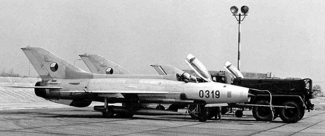 MiG-21F-13 vyrobený v roce 1965 v Aero Vodochody. Zdroj: forum.warthunder.com