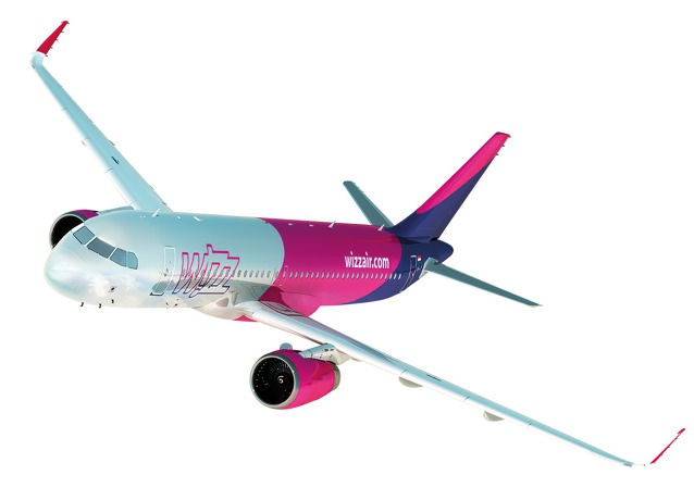  Airbus A320 společnosti Wizz Air. Obr.: Wizz Air