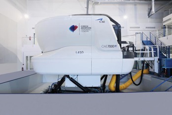 Simulátor CAE L 410 v Czech Aviation Training Centre (CATC) Praha. Foto: CATC