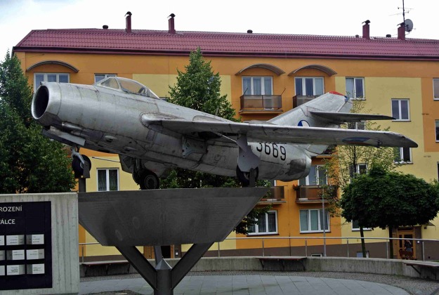 MiG-15 (Příbor) vyrobený v Aero Vodochody, nejspíše v roce 1955, pod výrobním číslem 613669. Foto: Jan Halaxa