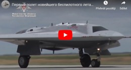 První ruský těžký bojový bezpilotní letoun má za sebou první vzlet