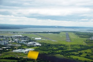 Letiště Shannon – letmé přistání.