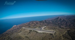 Santa Catalina - letiště na vrcholku (hornatého) ostrova u Los Angeles