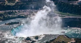 Letadlem nad Niagarské vodopády