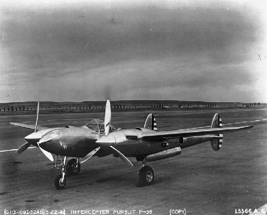 Lockheed XP-38 před prvním letem / Foto:SDASM