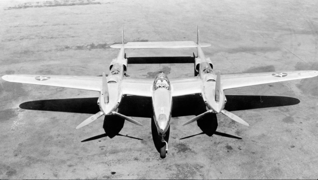 Čelní pohled na XP-38 / Foto:SDASM