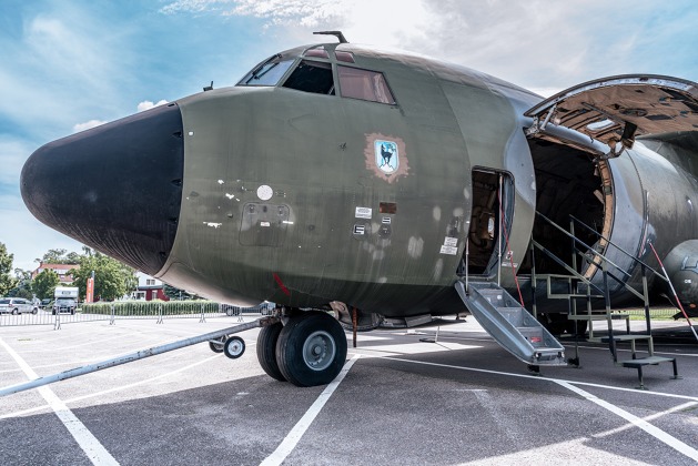 Transall C-160 se při avizovaných dnech zcela otevírá pro potřeby návštěvníků
