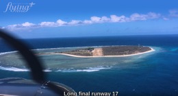 Chodci mají červenou, na ostrůvku Lady Elliot v Korálovém moři přistává letadlo