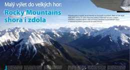 Malý výlet do velkých hor: Rocky Mountains shora i zdola