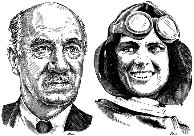 Igor Sikorsky a Harriet Quimby