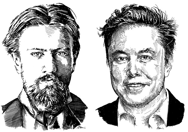 Nikolaj Žukovskij a Elon Musk