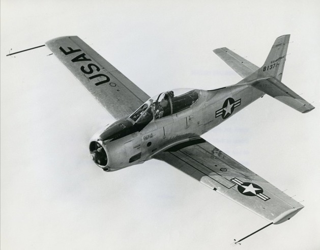 Zkušební prototyp North American T-28A