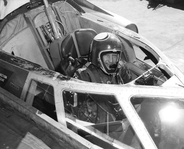 Major Fitz Fulton v kokpitu letounu Convair B-58. Foto: Jet Pilot Overseas