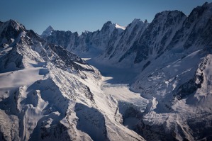 Ledovec nad Argentiere,  Francie