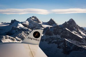 Hoher Dachstein ze severu, masiv Dachstein, Rakousko