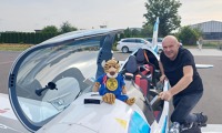 Příprava na odlet na letišti Příbram - LKPM