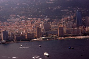 Pohled na Monaco