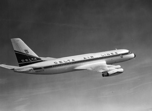 Convairy 880 vstoupily do služby poprvé u Delta Air Lines Foto SDASM