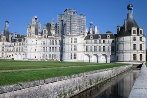 Zámek Chambord, údolí řeky Loire, Francie