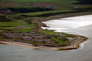 Pevnost Fort George severo-východně od Inverness