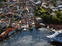 Přístav a město Bergen, Norsko Přístav a město Bergen, Norsko
