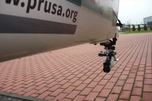 Kamera na ostruze letadla
