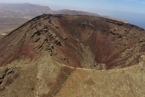 Vyhaslý kráter - severozápad Lanzarote