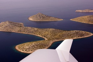 Překrásné tvary ostrůvků souostroví Kornati