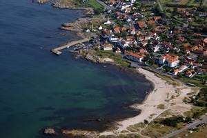 Městečko Sandwig, severní Bornholm