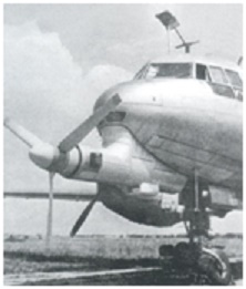 Obr.3 Zástavba M601 do létající zkušebny LL-14, zdroj https://ruslet.webnode.cz/