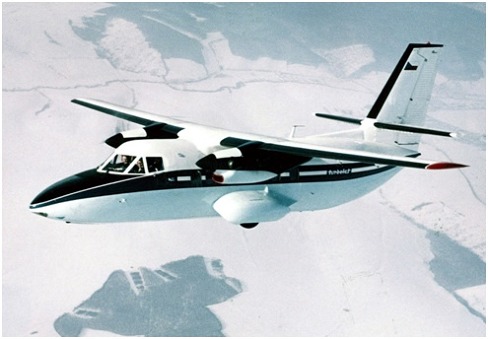 Obr. 4  Druhý prototyp L-410M s motory M-601A