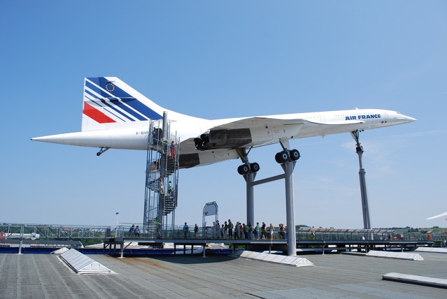 Concorde v muzeu v Sinsheimu. Foto Hugh Llewelyn
