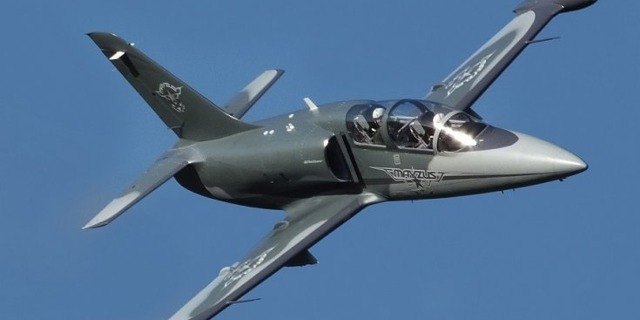 L-39 OK-MJA ještě v barvách společnosti Mayzus