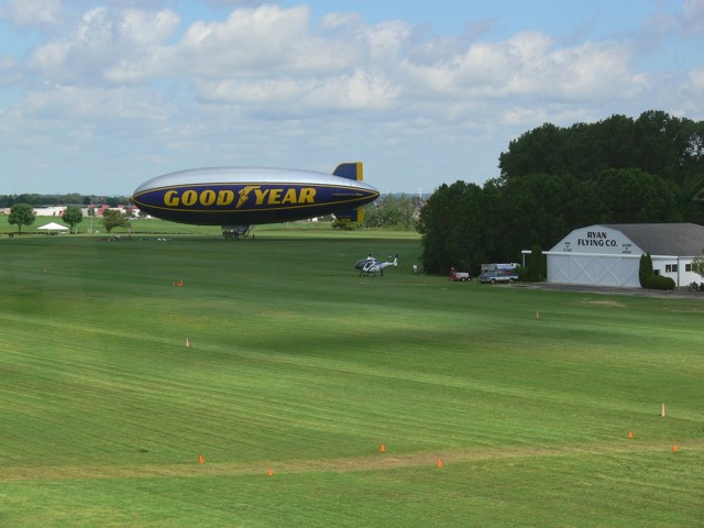 Pioneer airport Goodyear blimp Pioneer airport Goodyear blimp
