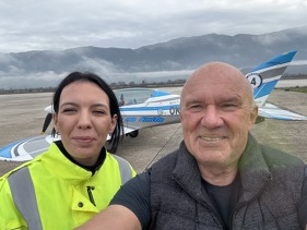 rozlučková fotka před odletem z Ioanniny