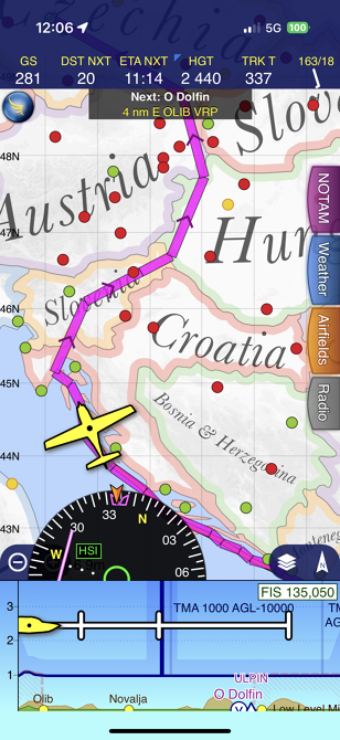 meteo situace nad střední Evropou