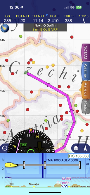 meteo situace nad střední Evropou