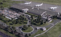 Vizualizace nového terminálu pardubického letiště