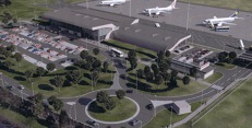 Vizualizace nového terminálu pardubického letiště Vizualizace nového terminálu pardubického letiště