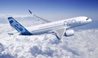 A320neo v barvách evropského výrobce letadel Airbus A320neo v barvách evropského výrobce letadel Airbus