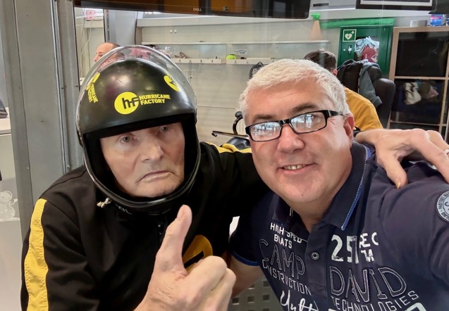 František Barcal (vlevo) s Romanem Hnízdilem František Barcal (vlevo) s Romanem Hnízdilem