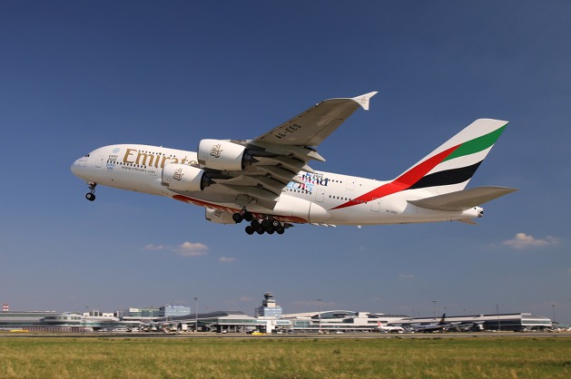 A380 na pražském letišti nepřistane poprvé. Poprvé to ale bude na pravidelné lince z Dubaje do Prahy. 